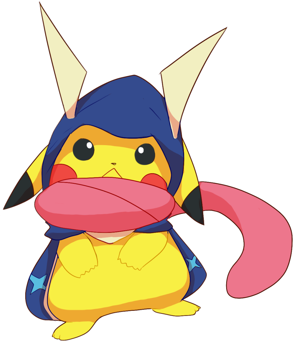 “i Think Someone Requested Pikachu As Greninja - Pikachu Greninja (1280x1141), Png Download