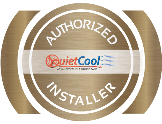 Quietcool Authorized Installer Badge - Damper Ceiling Box - Qc Cl-2250, Stl Pro-2.5, Tri Pro-2.5 (800x450), Png Download