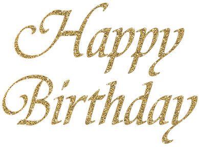 Birthday Happy Pinterest - Happy Birthday Gold Png (640x480), Png Download