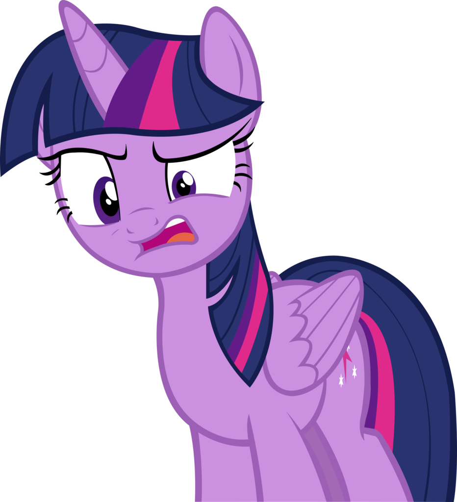 Alicorn, Annoyed, Fame And Misfortune, Pony, Raised - Twilight Sparkle Alicorn Vector (932x1024), Png Download