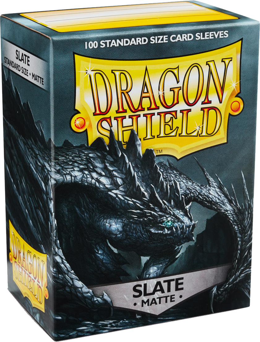 Dragon Shield Game Sleeves Matte Slate 100ct Pack - Dragon Shield Slate Matte (841x1103), Png Download