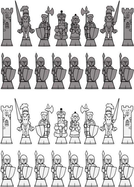 Chess Piece Chessboard King Rook (530x750), Png Download