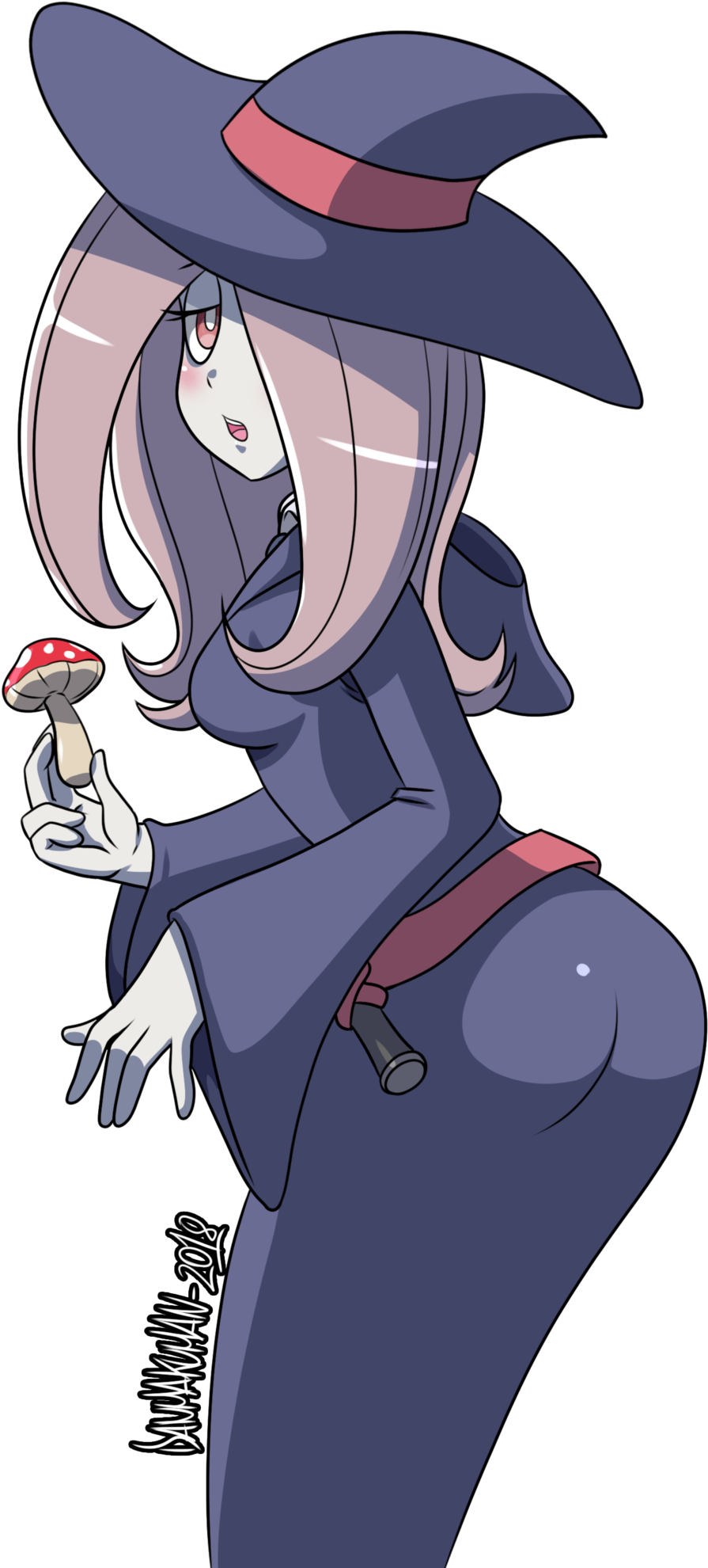 Fran Chouchou Oh Lord Sucy Booty - Little Witch Academia Banca (1024x2048), Png Download