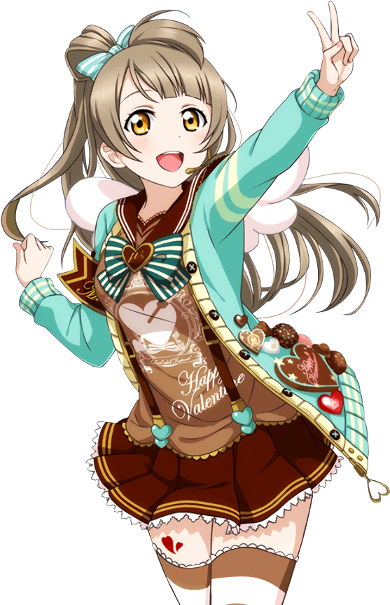 Minami Kotori - Love Live Valentine Kotori (640x901), Png Download