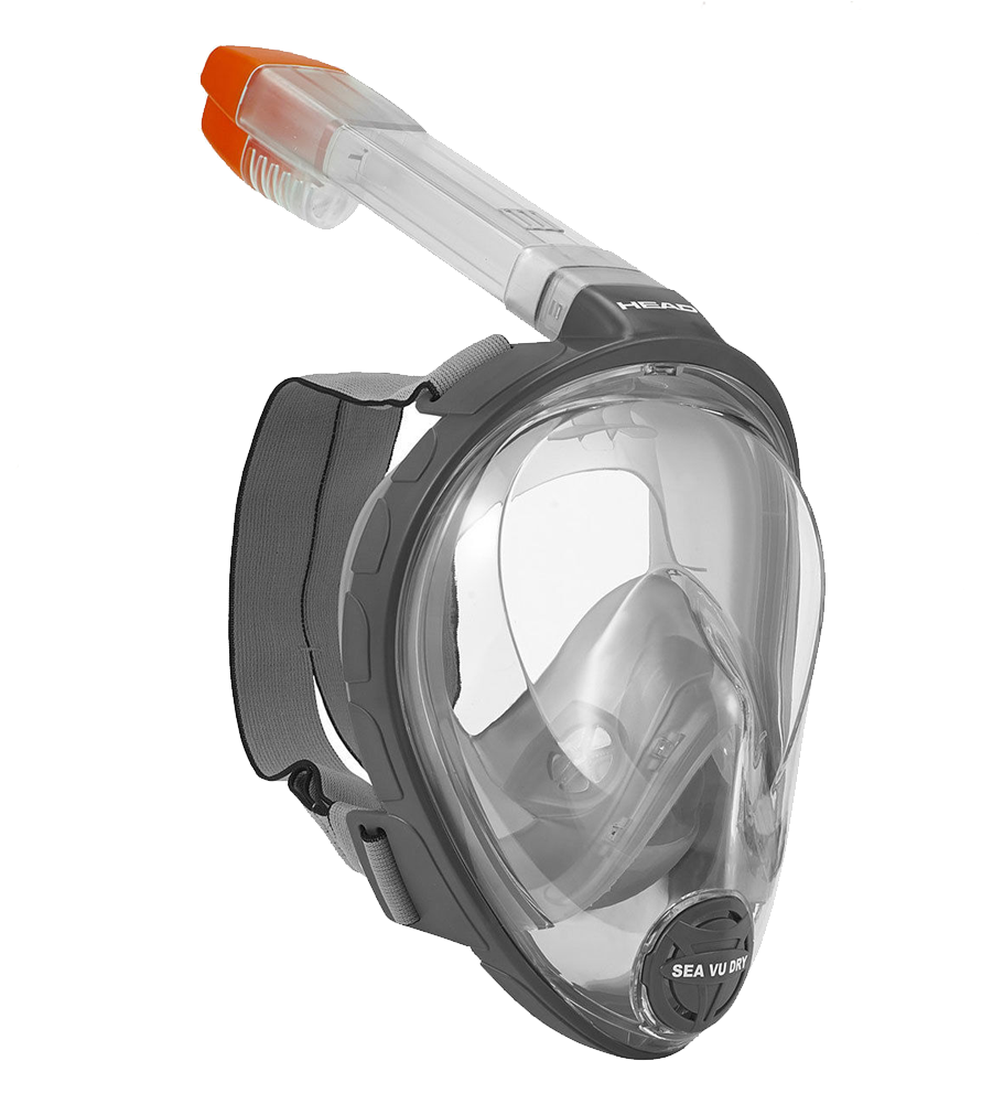 Head Sea Vu Dry Full Face Snorkel Mask - Head Sea Vu Dry Full Face Mask, Pink (1000x1000), Png Download