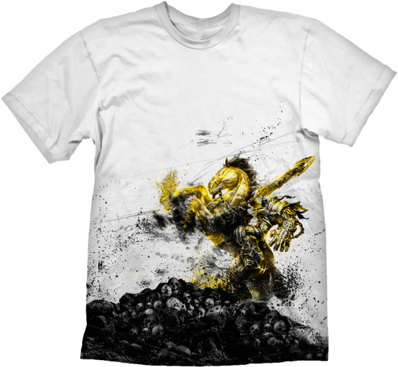 Darksiders T-shirt "the Horseman" - Darksiders T Shirt (600x558), Png Download