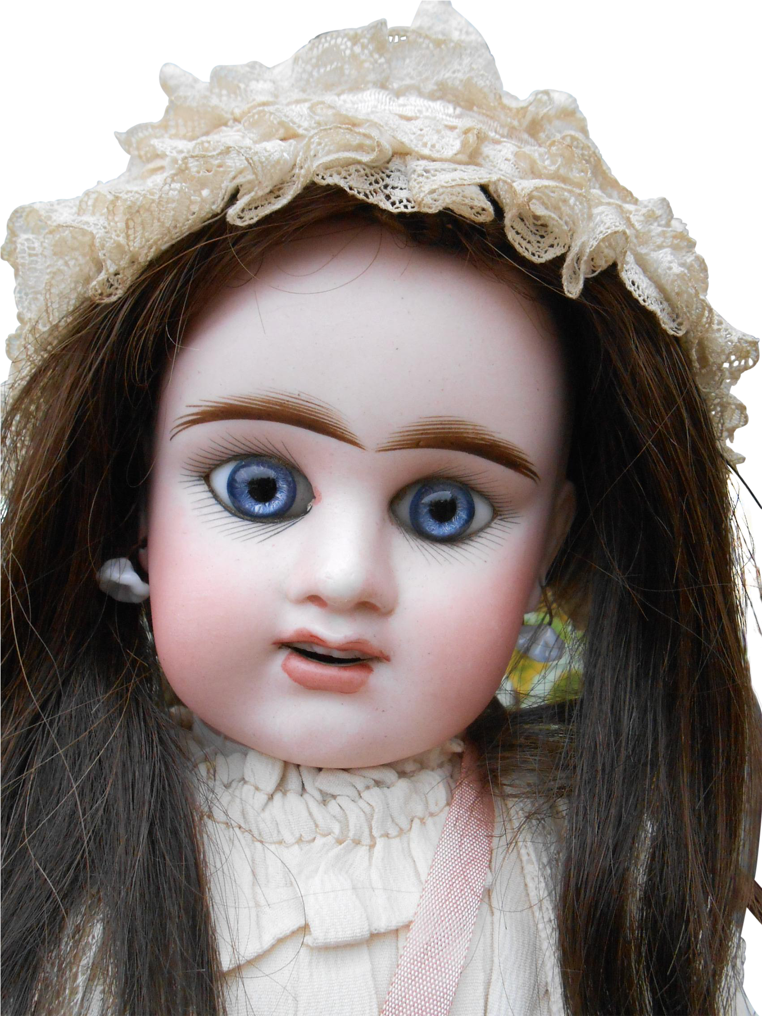 Blue Sparkling Eyes - Doll (2048x2048), Png Download