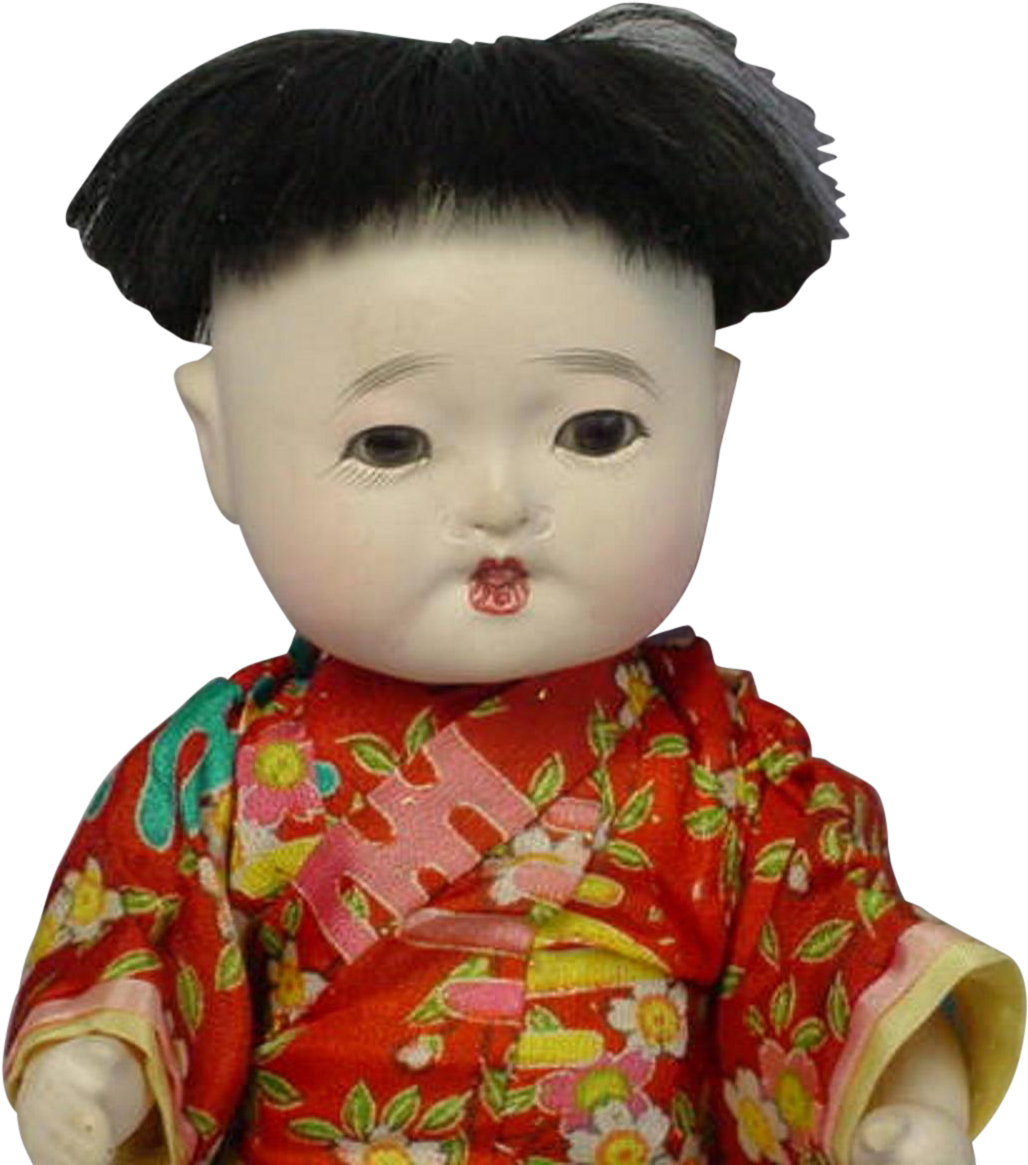 Vintage Ichimatsu Japanese Gofun Play Doll Precious - Japanese Dolls (1164x1164), Png Download