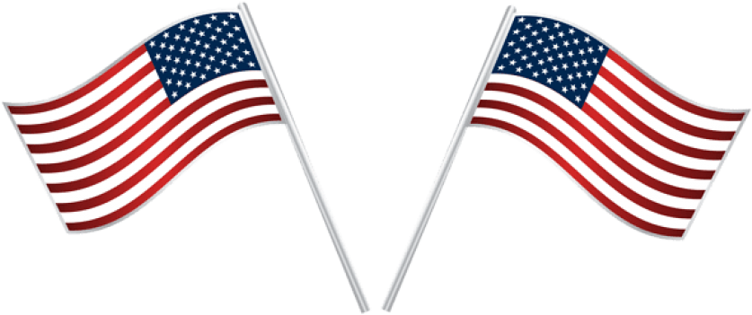 Free Png Usa Flags Png Images Transparent - American Flag Clipart Png (850x362), Png Download