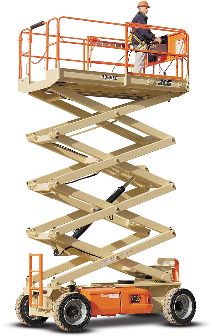 Electric Scissor Lift (1600x1200), Png Download