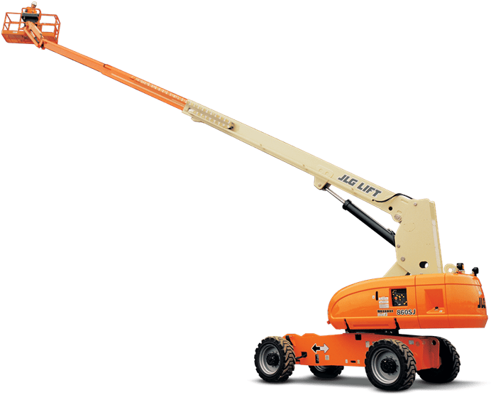 86′ Rough Terrain Straight Boom Lift - Jlg 860sj (800x600), Png Download