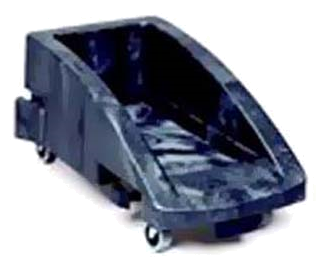 Slim Jim Trolley / Dolly For 3540 & 3541 Containers - Rubbermaid F634 Wheeled Dolly's For Slim Jim Bins (800x800), Png Download