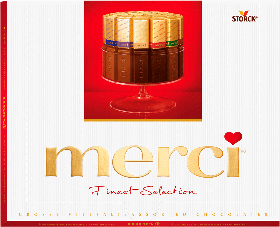 3712 - Merci Finest Chocolate Selection (1250x1250), Png Download
