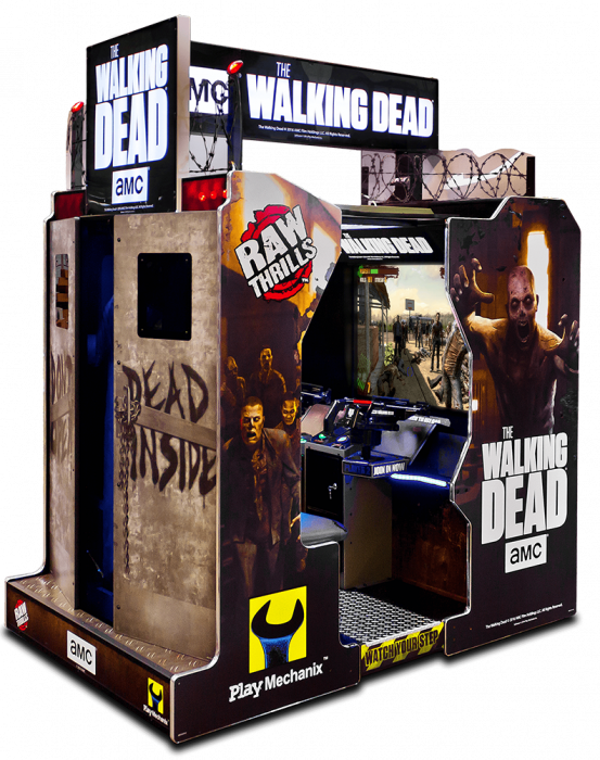 Walking Dead Arcade Machine (553x700), Png Download
