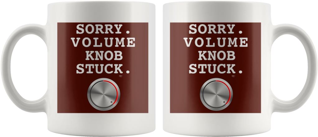 Volume Knob Stuck - Mug (1024x1024), Png Download
