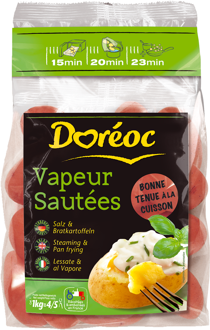 Sachet Vapeur De Pommes De Terre - Potato (700x1101), Png Download