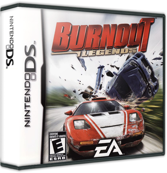 Burnout Legends (nintendo Ds, 2005) (587x598), Png Download