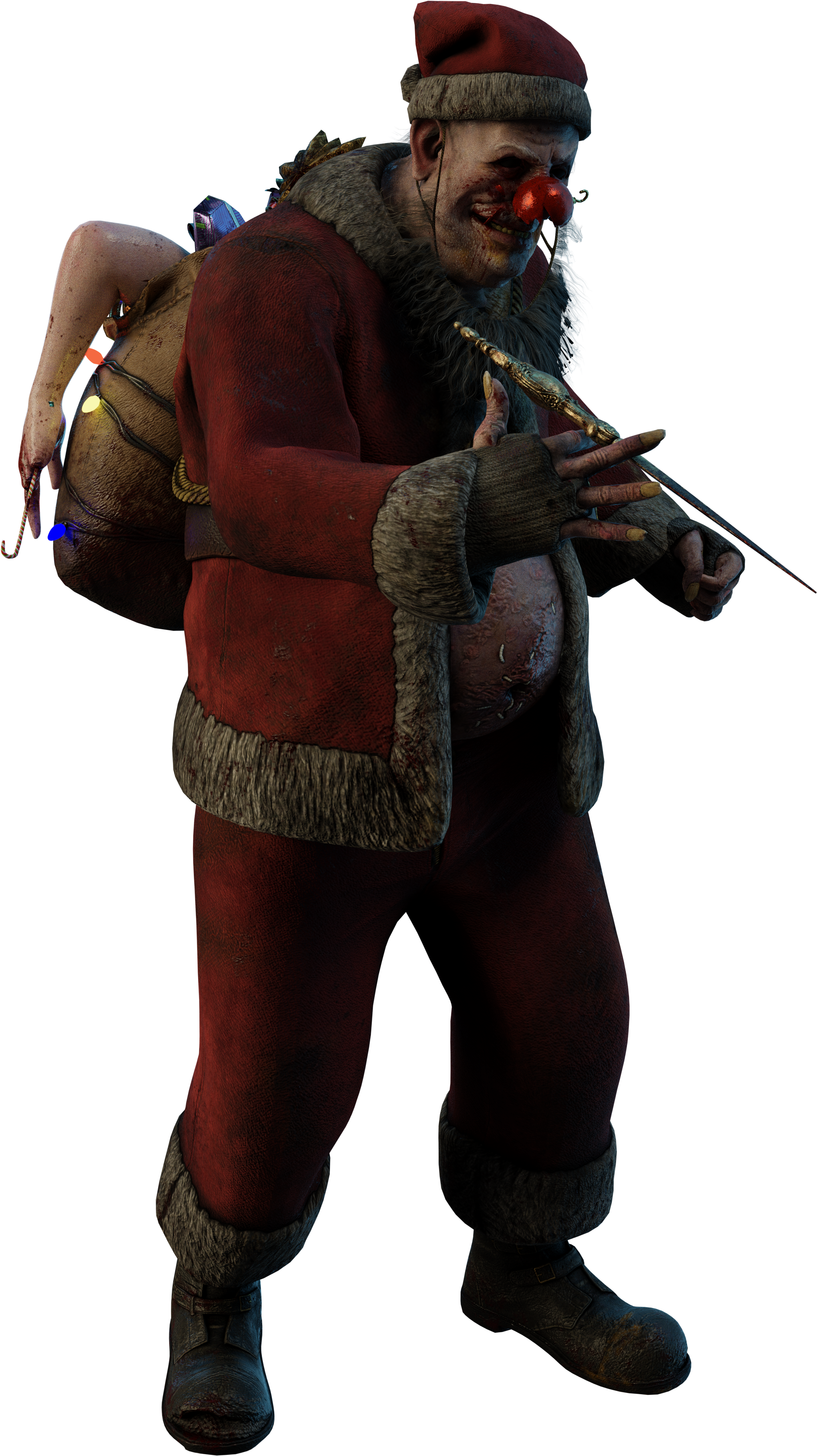Fan Contentsanta - Santa Clown Dead By Daylight (2160x4096), Png Download