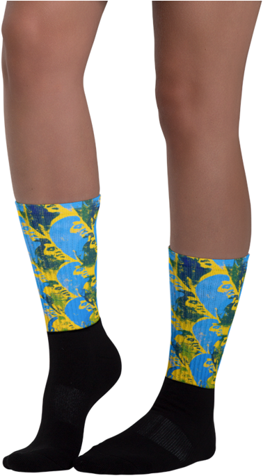 James Brown "godfather Socks" For More Available Art - Socks Mockup Vk (740x740), Png Download