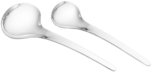 Georg Jensen Bloom Serving Spoons 2pc - Spoon (610x610), Png Download