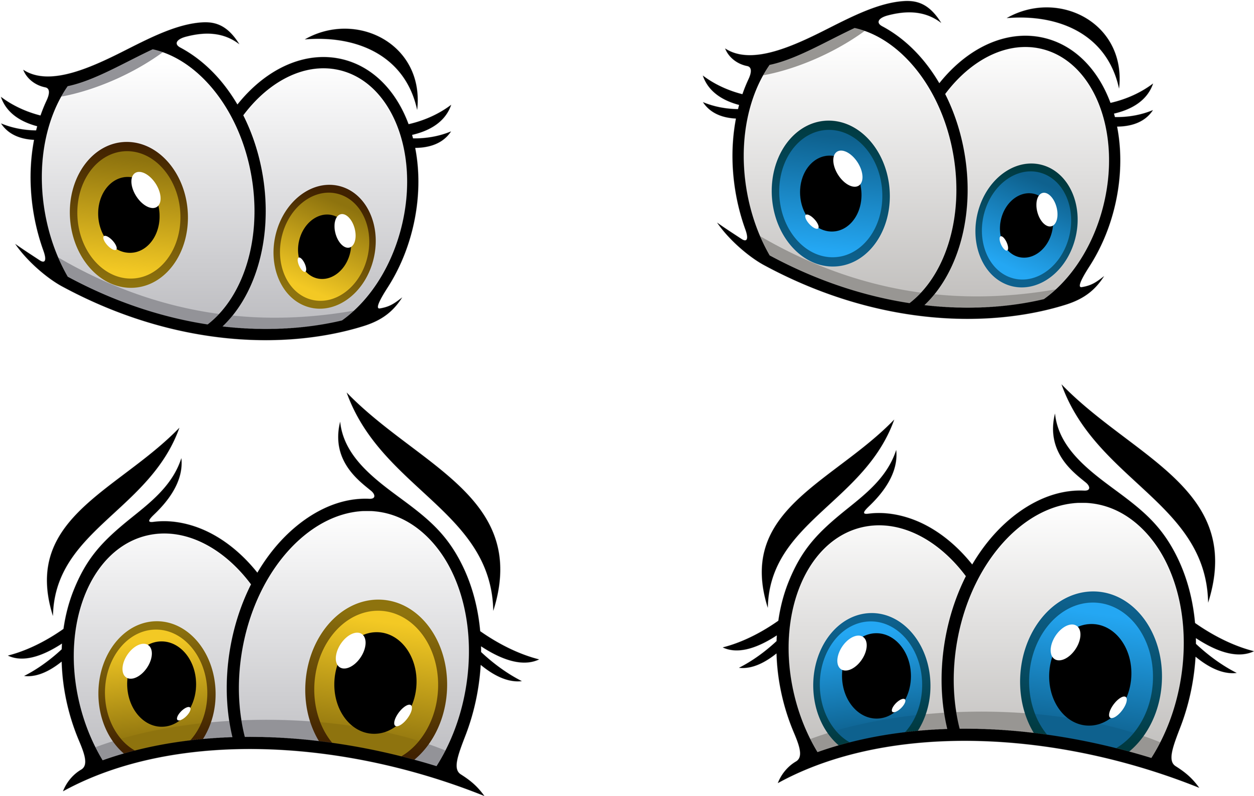 From Sad Face Meme Png - Emociones De Enojo Ojos (2560x1635), Png Download
