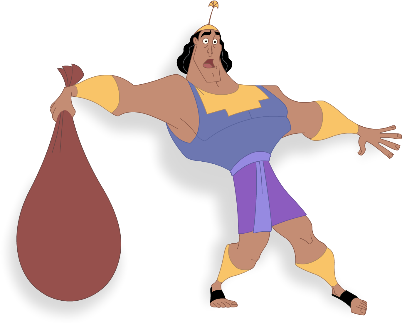 Copy Link - Kronk Png (1422x1156), Png Download