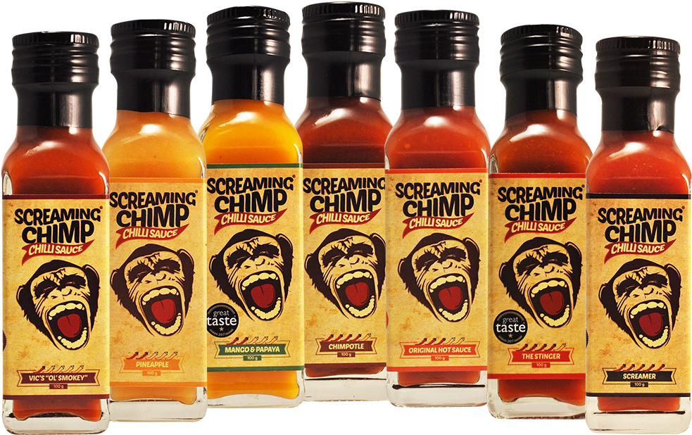Screaming Chimp 7 Chilli Sauce Deal - Chili Pepper (1000x1000), Png Download