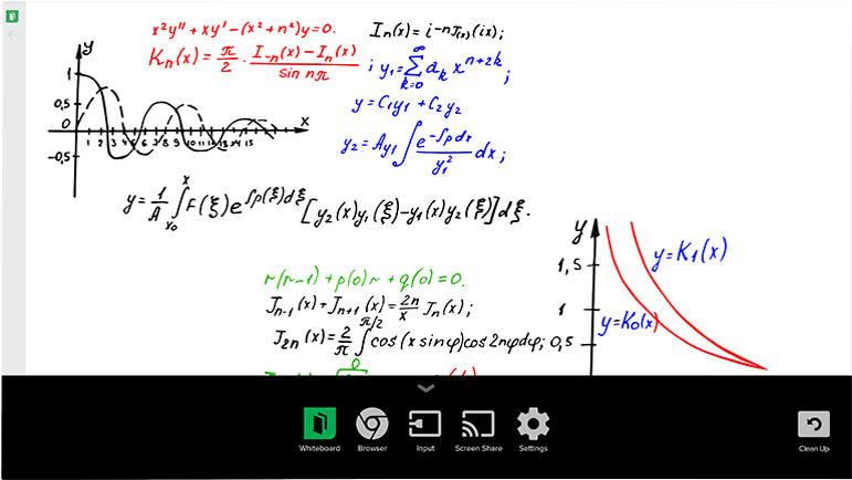 Switch To Whiteboard Mode And Start Writing - Smart Board Mx Series (864x569), Png Download