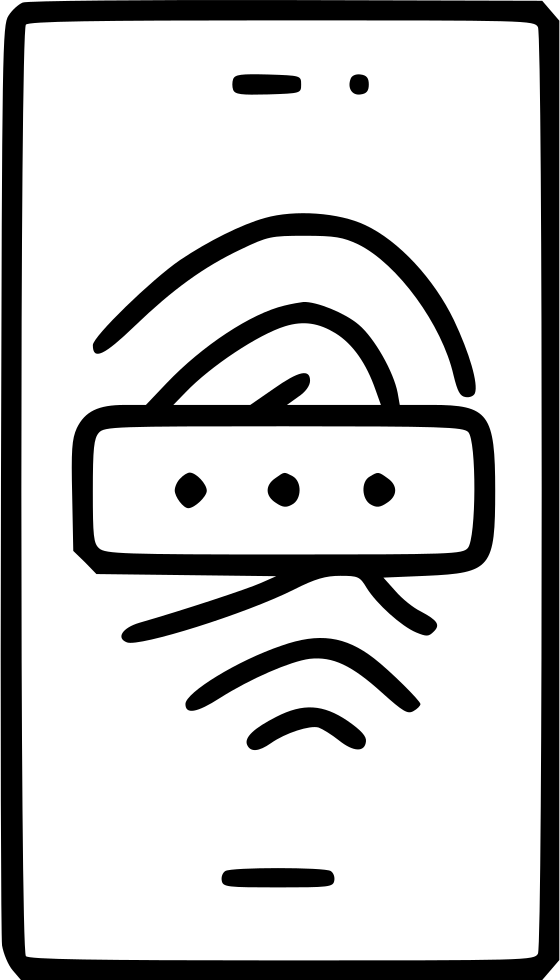Scanning Fingerprint Touch Id Password Comments (560x980), Png Download