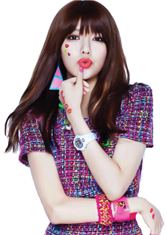Snsd Sooyoung Png - Snsd Baby G Kiss Me (600x800), Png Download