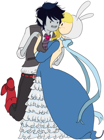 Adventure Time, Fionna, And Marshall Lee Image - Adventure Time Fionna And Marshall Lee Anime (500x629), Png Download