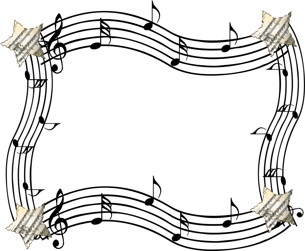 Mis Laminas Para Decoupage - Frame Musical Png (1115x898), Png Download