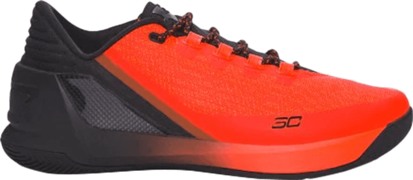 Curry 3 Low 'phoenix Fire' - Curry 3 Low Red (850x371), Png Download