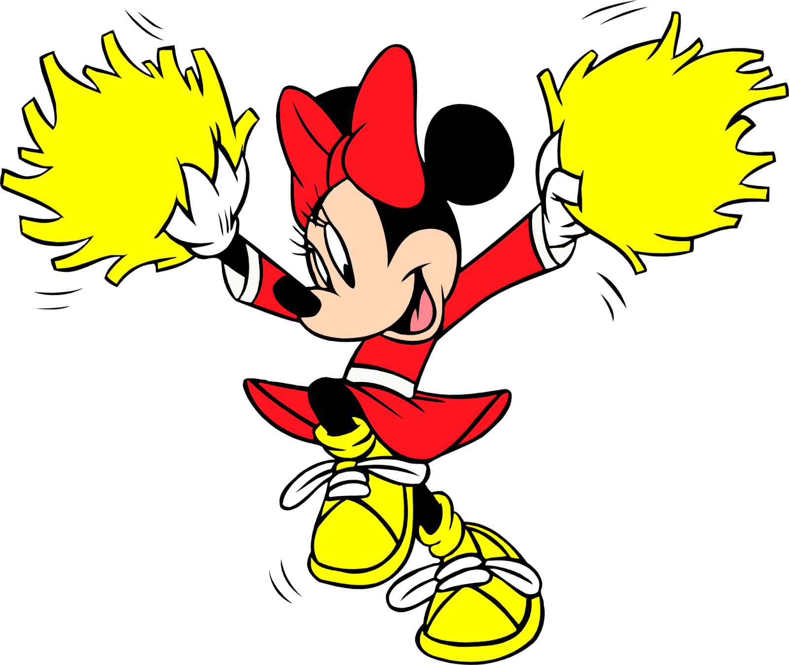 María José Argüeso - Minnie Cheerleader (1600x1349), Png Download