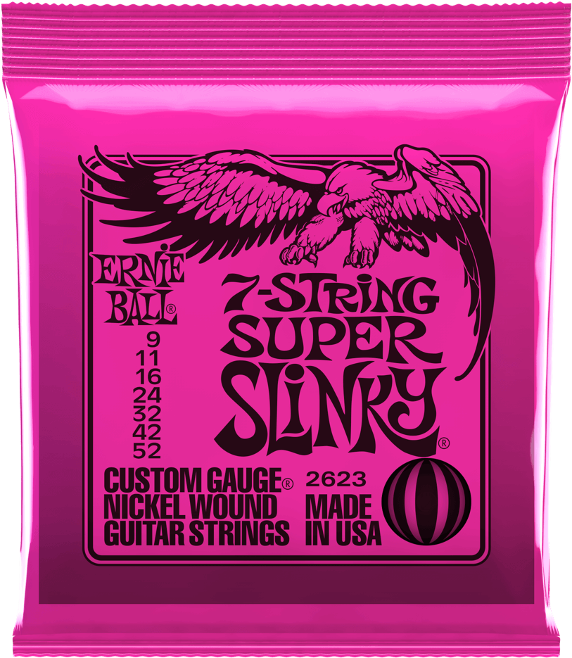 7 String - Ernie Ball 7 Strings (1000x1000), Png Download