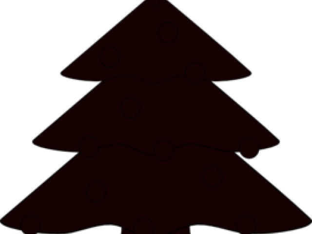 Christmas Tree Silhouette - Christmas Tree (640x480), Png Download