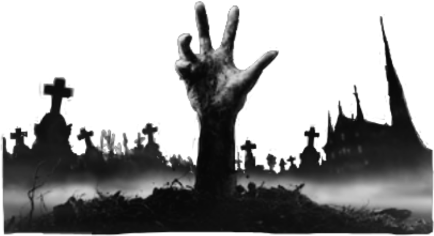 Graveyard Hand Dead Death Killer - Coming Back From The Dead (1024x1024), Png Download