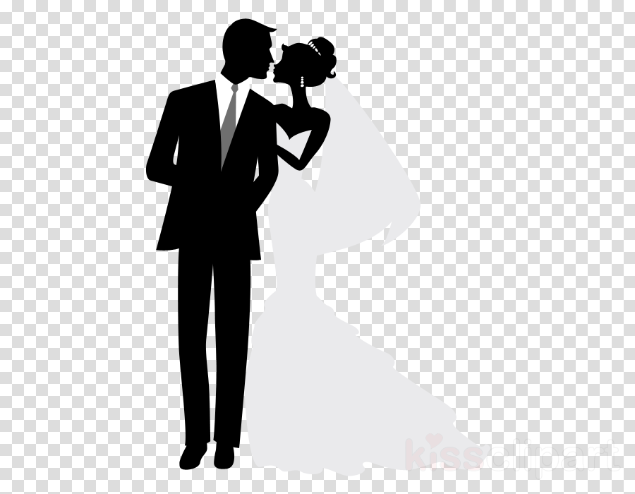 Bride And Groom Silhouette Clipart Wedding Invitation - Avengers Infinity War Png (900x700), Png Download
