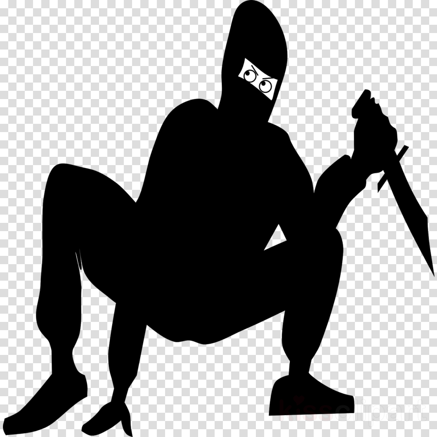 Transparent Ninja Clipart Ninja Clip Art - Stealthy Ninja (900x900), Png Download