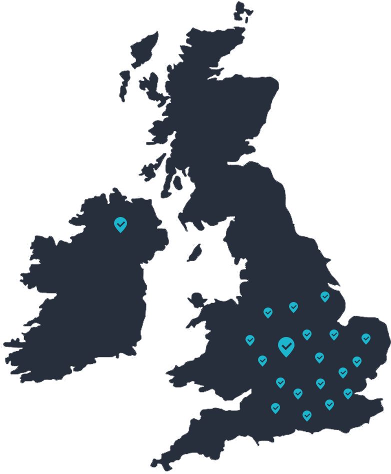 Loftman Covers Areas Throughout The Northwest Including - Uk Map For Powerpoint (789x1024), Png Download