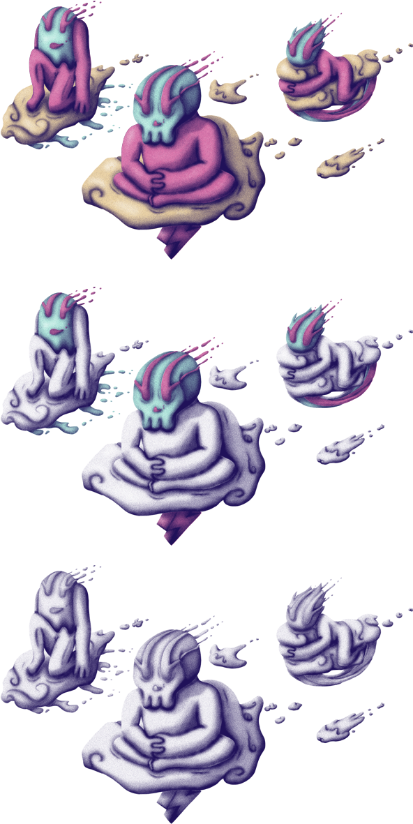 Ghost Riders In The Sky Available As Art Prints, Clothes - Cartoon (600x1200), Png Download