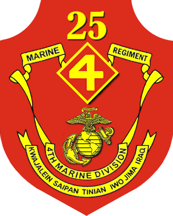 25th Marine Regiment (600x750), Png Download