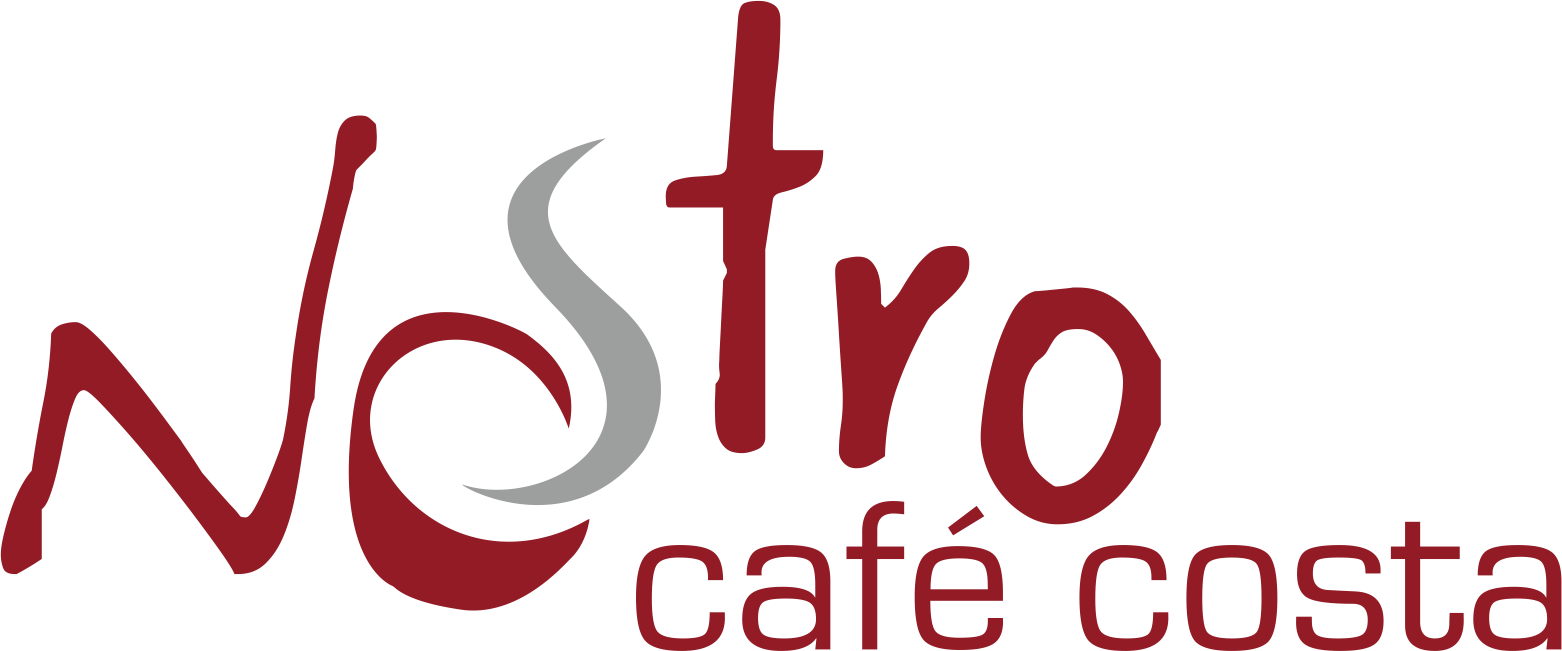 Nostro Cafe Costa Javea Logo Menu - Graphic Design (1562x651), Png Download