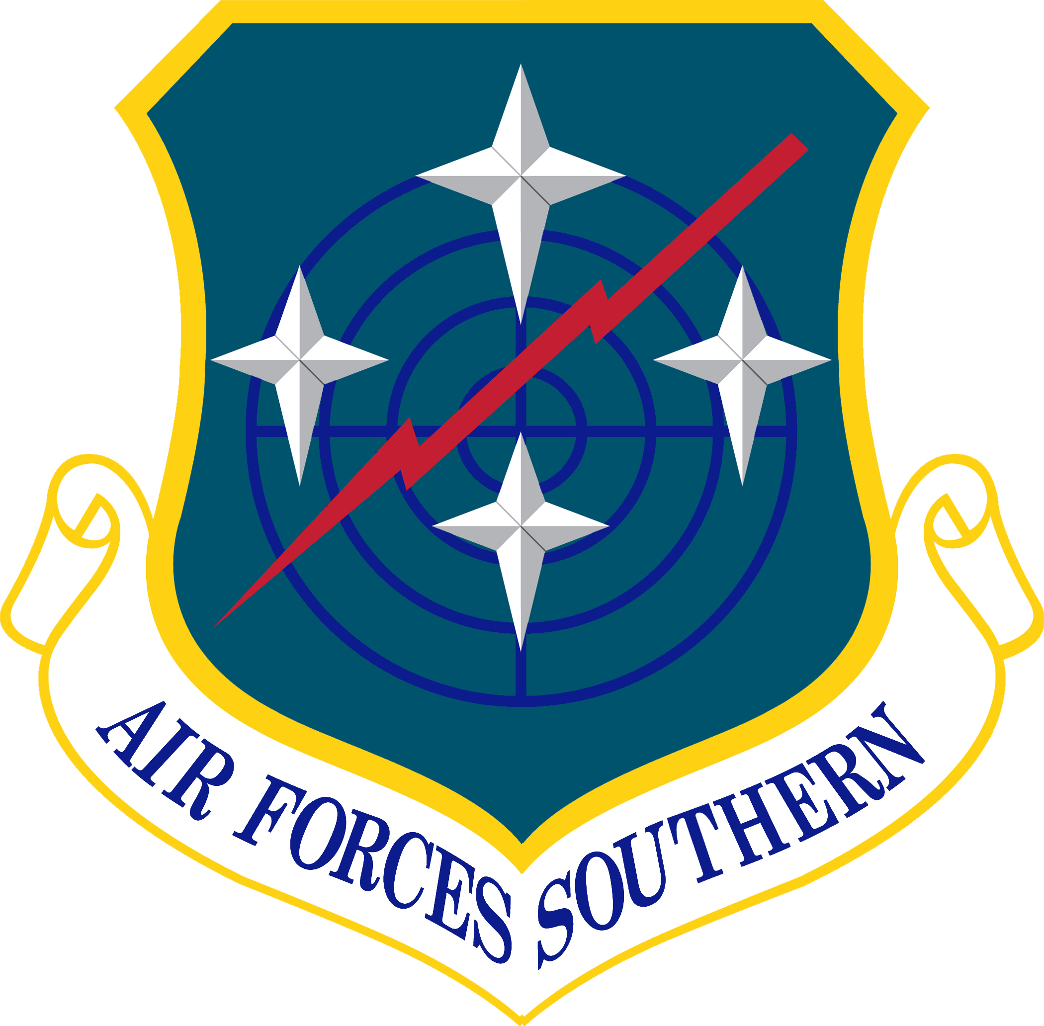 Air Forces Southern - 24th Air Force (2100x2064), Png Download