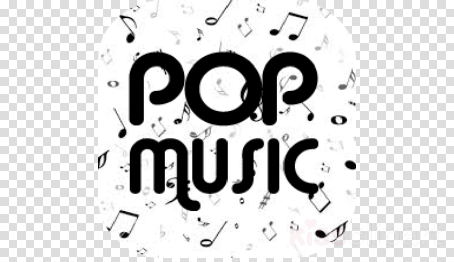 Music Notes Background Clipart Logo Graphic Design - Pop Music Symbols Transparent (900x520), Png Download