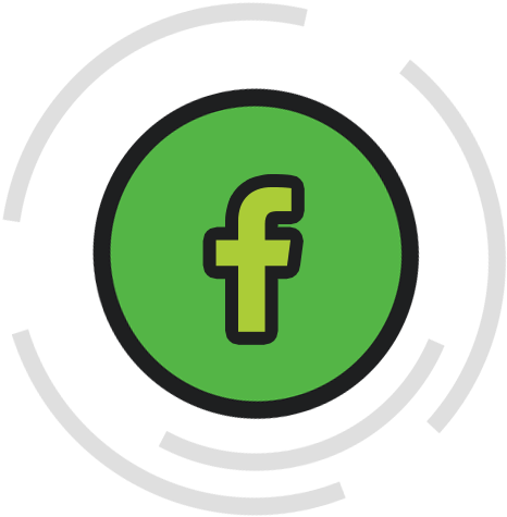 Find Us On Facebook - Cross (600x600), Png Download