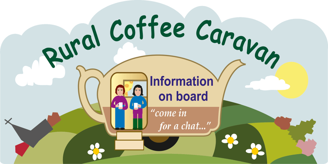 Find Us On Facebook - Rural Coffee Caravan (1100x550), Png Download