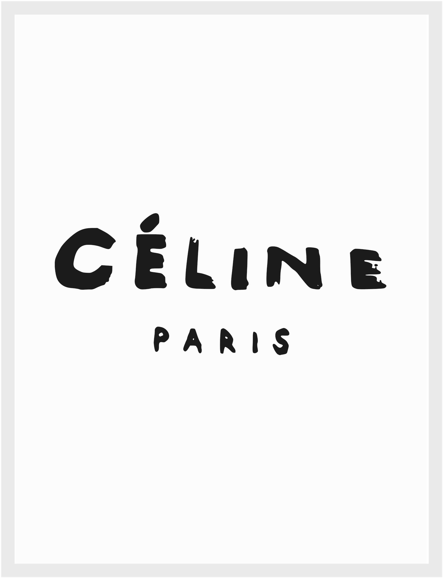 Celine Paris Art Print Framed - Celine Paris (2048x2048), Png Download