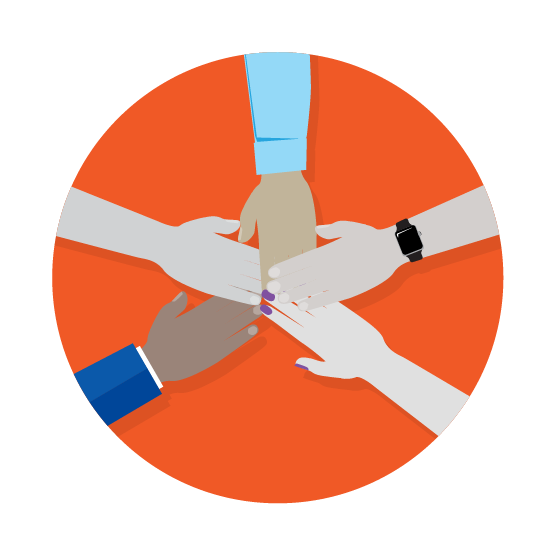 At Imo, A Core Team Of Clinicians, Software Developers, - Circle (577x554), Png Download