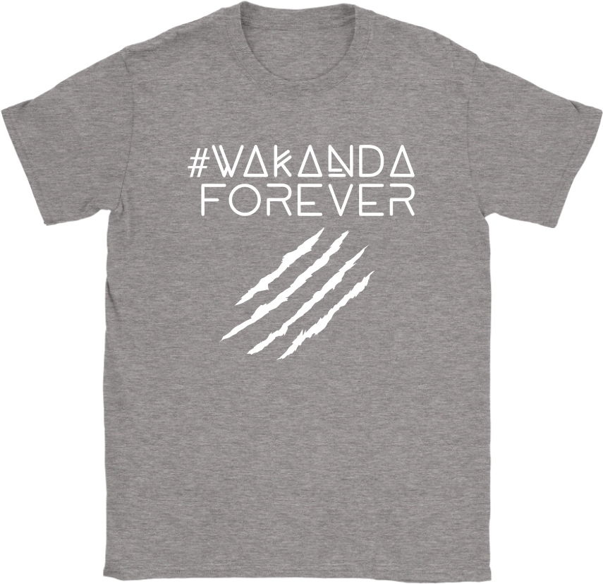 Wakanda Forever Claws Slash Marvel Black Panther Shirts - Shirt (1024x1024), Png Download